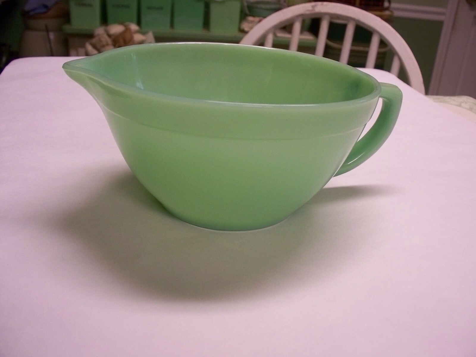 1950s USA vintageファイヤーキング ミキシングボウル グリーン