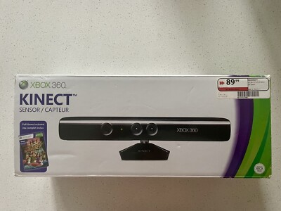 Microsoft Xbox 360 Kinect Motion Sensor Bar With Kinect Adventures Game