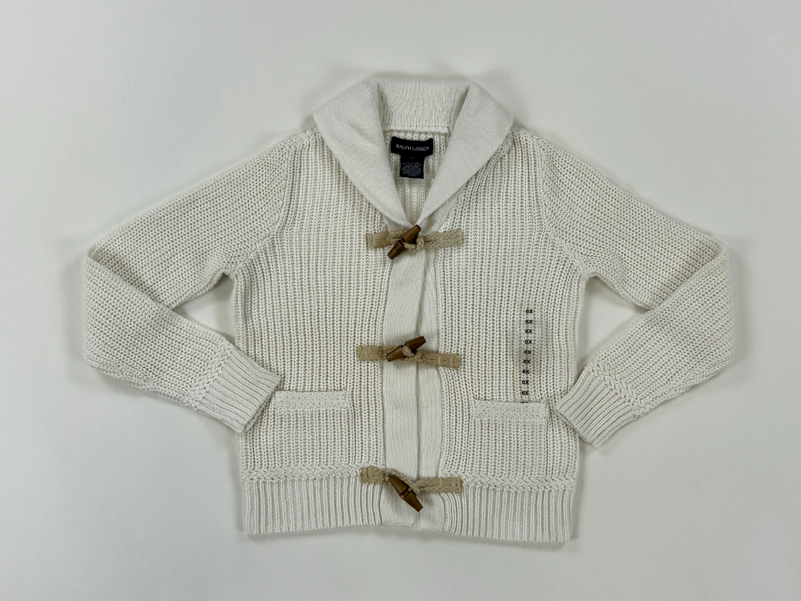 Свитер-кардиган Polo Ralph Lauren для маленьких девочек - Белый -