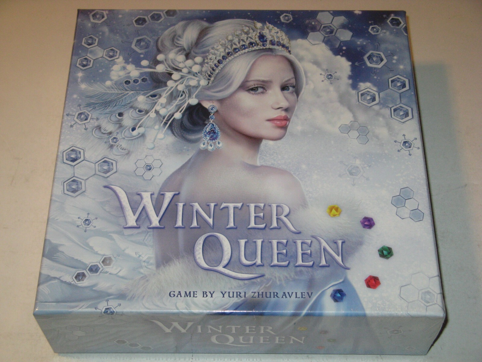 Winter Queen SW ice crystal wizard abstract strategic boardg