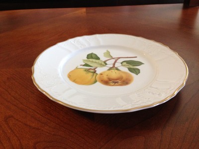 Anna Weatherley John Hooker Fruits Quince Dinner Plate 10.5