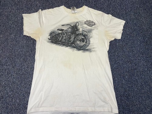 Vintage Harley Davidson Logo Spellout T Shirt Made in USA