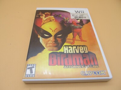 Harvey Birdman: Attorney at Law (Nintendo Wii, 2008) Complete Tested & Works
