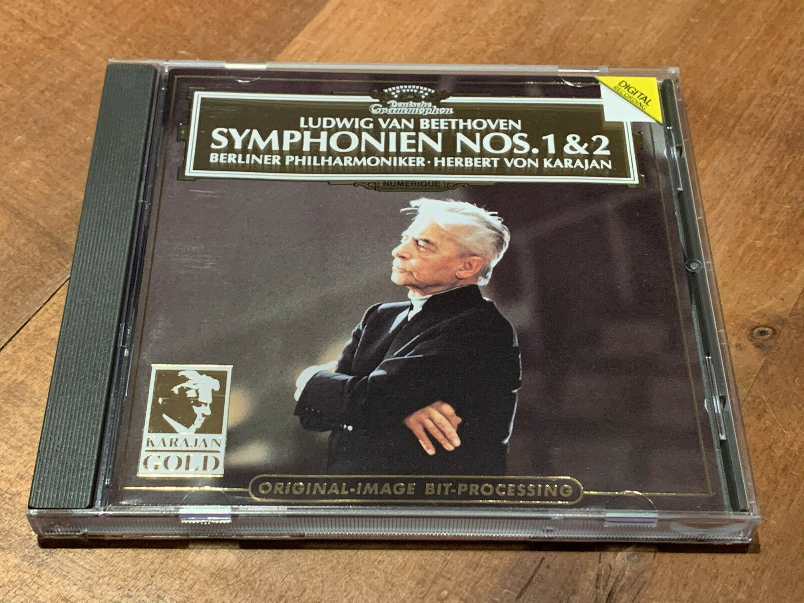 KARAJAN GOLD SERIES Beethoven Symphonies Nos. 1 & 2 DGG CD