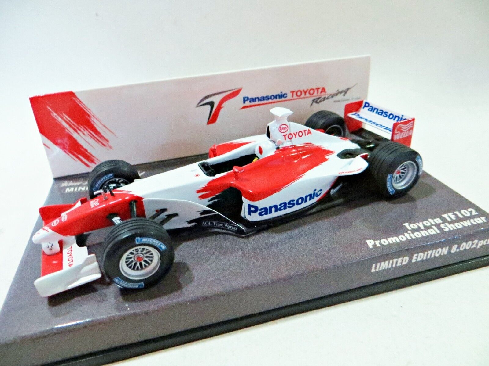 Minichamps 1:18 Panasonic Toyota TF102 Promotional Showcar