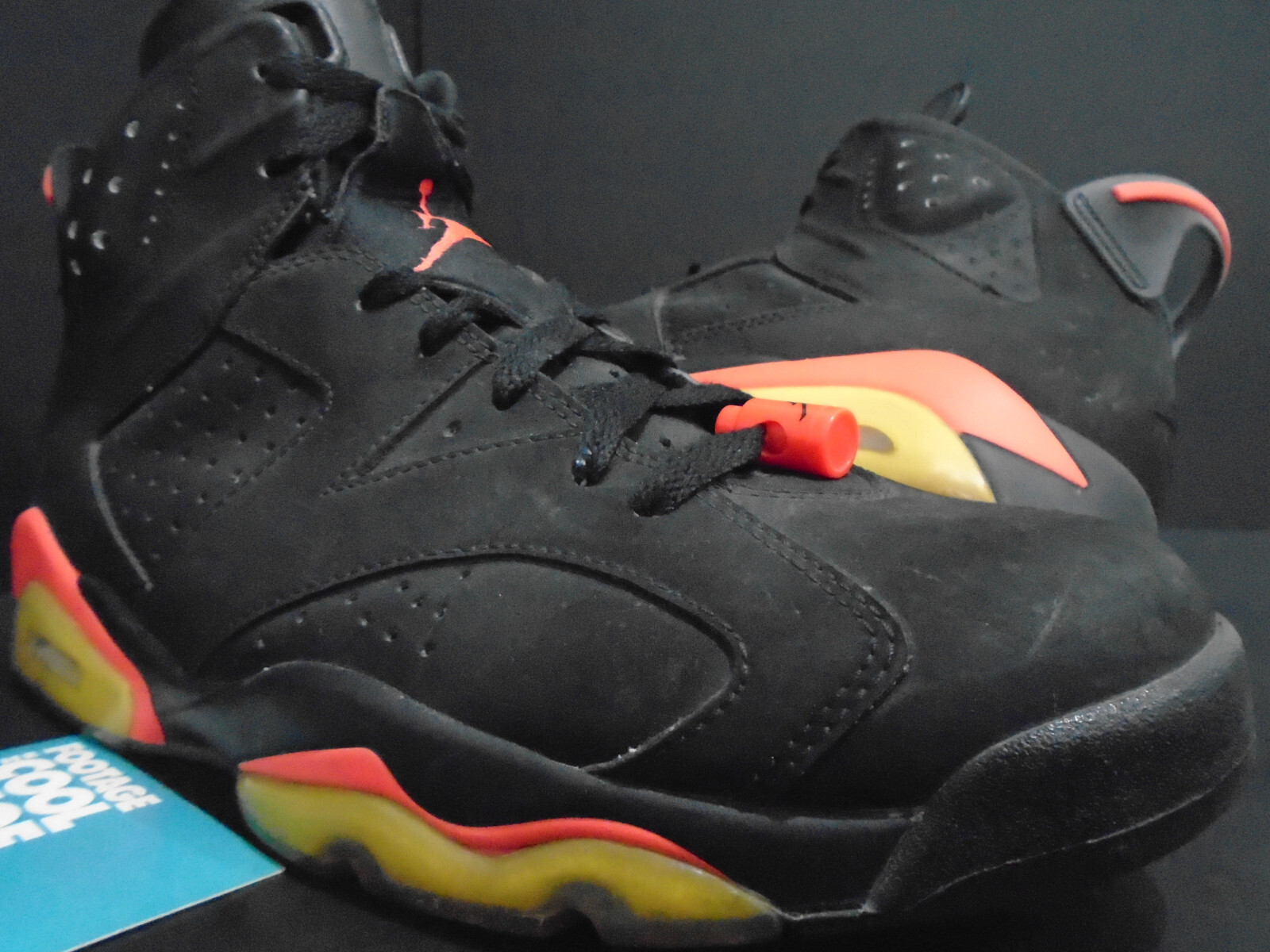 NIKE AIR JORDAN VI 6 RETRO BLACK INFRARED 23 WHITE BRED