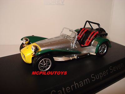 CATERHAM SUPER SEVEN ALUMINIUM YELLOW GREEN 1983 au 1/43°