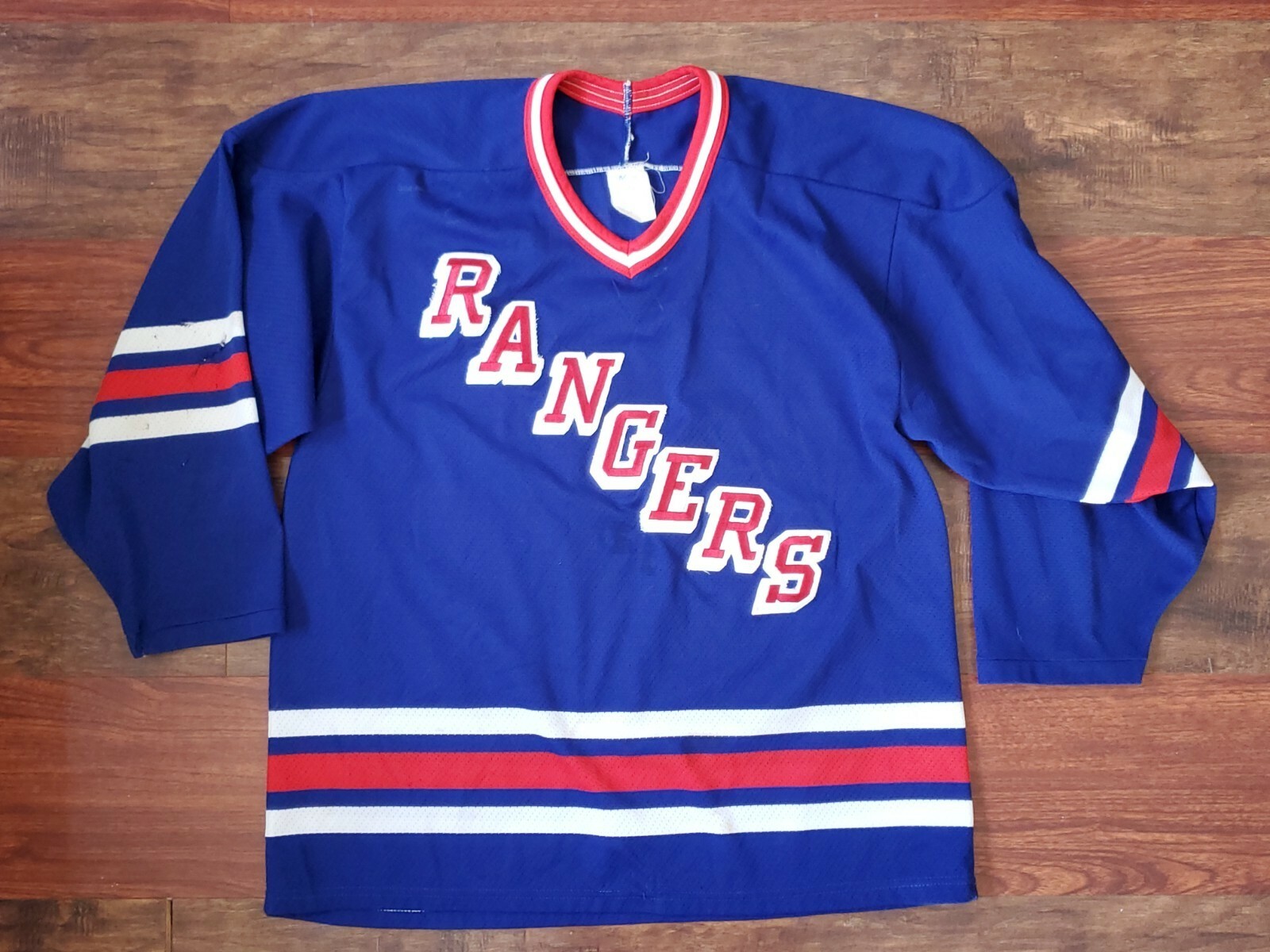Vtg / Masaka / New York Rangers / Blue / Hockey Jersey / Sz