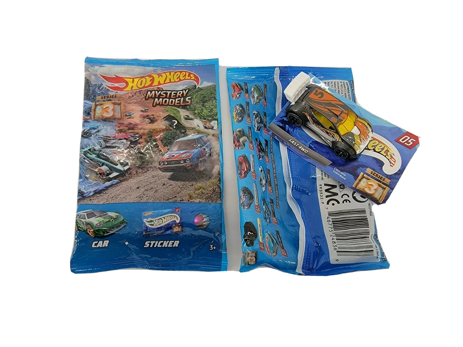 Mystery Models 2019 Series 3 #05 Fast 4wd N27 And #10 Rd-02