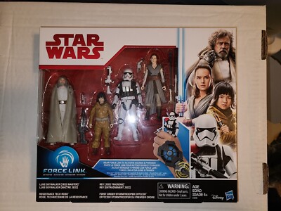 2017 Hasbro Star Wars Force Link Kohl's Exclusive Figure Set Luke Rey 1st Order