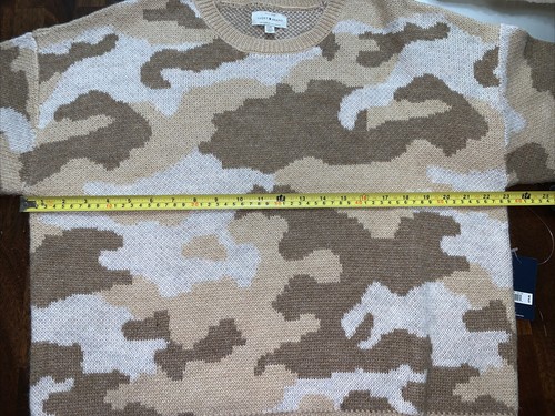 Pre-owned Lucky Brand Women's Camo Pullover - Natural Multi Sz Large Msrp $80 7wp5160