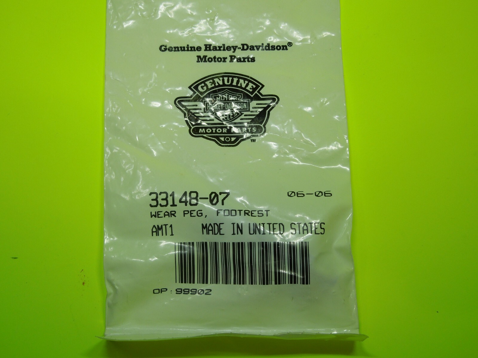 【a】 NOS OEM Harley Davidson Footrest Wear Peg P/N 33148-07 | eBay