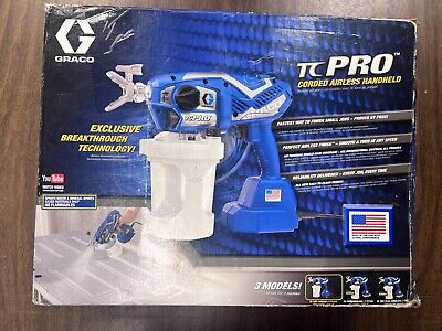 graco tc pro cordless handheld airless sprayer 17n166 393697349723