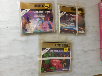 3 Atari Series 440/800/XL/48K games all new Keypunch software 1985