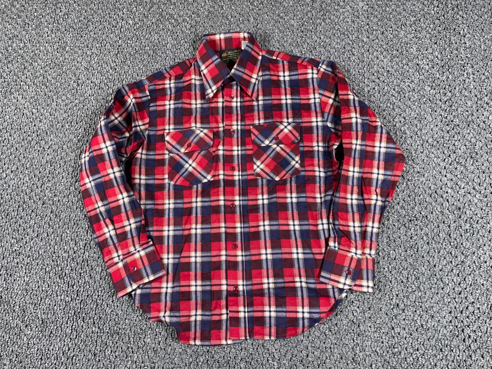 【USED】90s john blair プルオーバー フェイクレザーシャツ 90s John Blair blouson | lamo