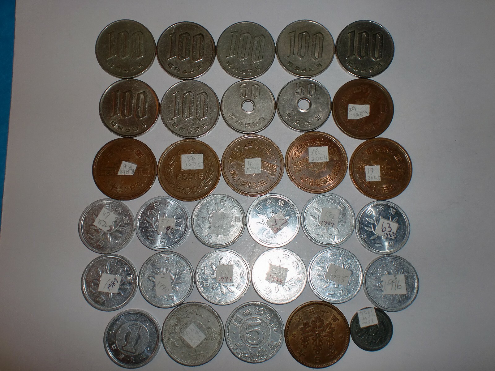 旧貨幣コレクション 約15枚 新1円銀貨(小型) 明治27年銘(1894年) 近代銀貨シリーズ/円銀