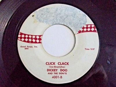 Dicky Doo & The Don ts Click Clack / Did You Cry 45 Swan Vinyl Record