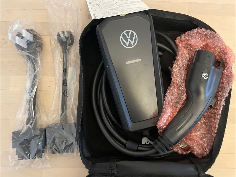 VW eGolf e-golf EV Charger Volkswagen charging cable 120v 240v
