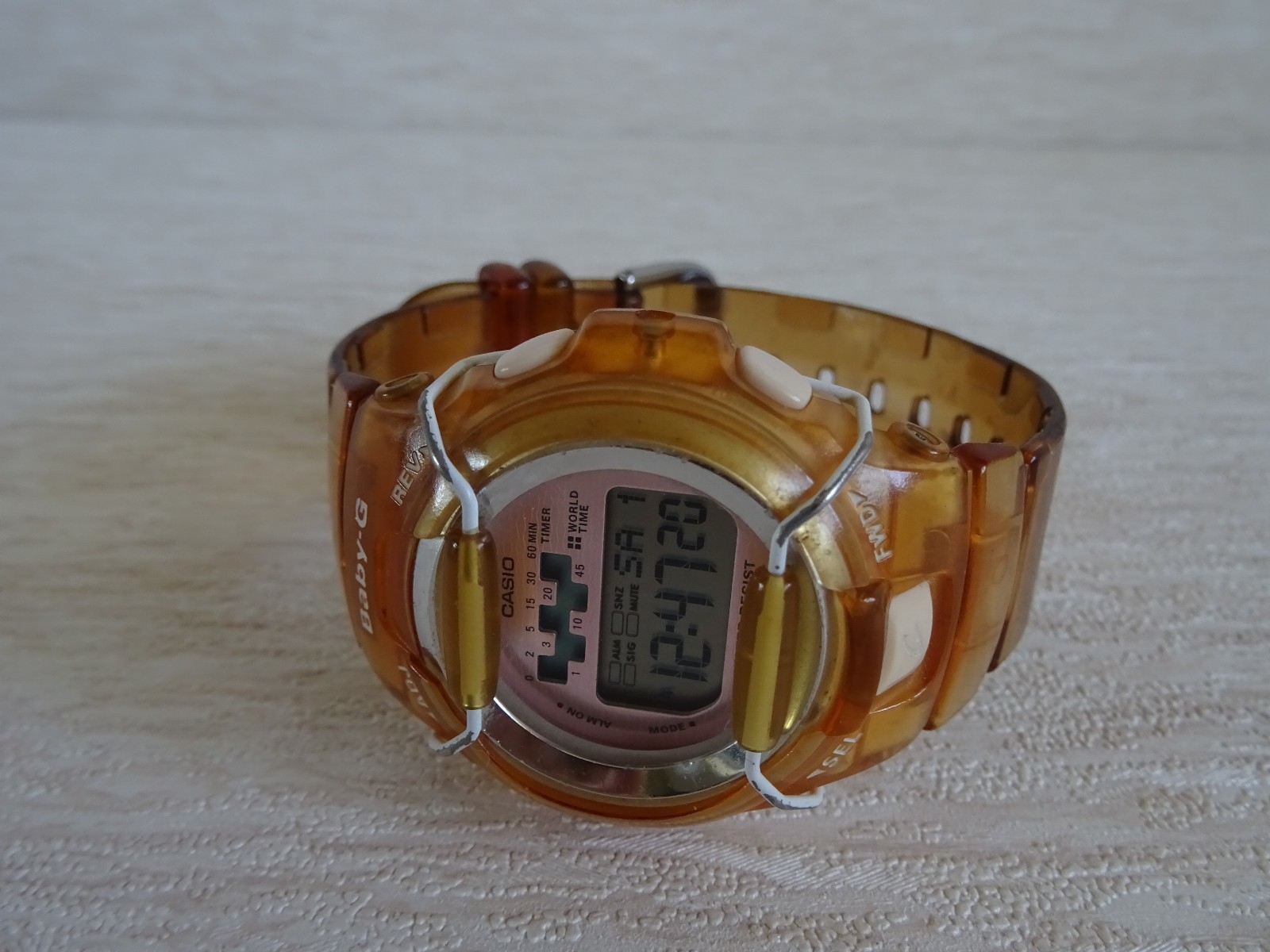 baby g watch orange