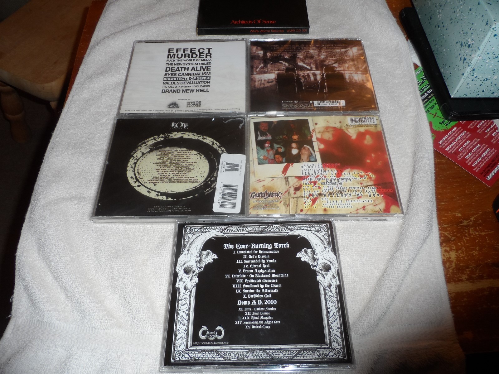 brutal death metal cd Undead Creep Flesh Grinder Effect Murder Maruta mr. death