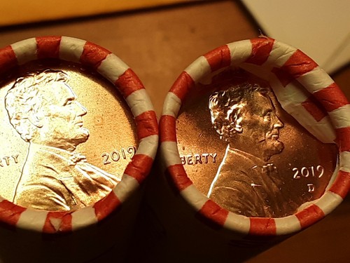 2019 PENNY BOX....LINCOLN PENNY SHIELD TYPE...PHILLY AND DENVER MINT MIXED READ*