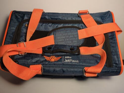 Jet Paws Official Pet Carrier Of JetBlue Airlines Dog cat Travel Tote 16x10x8 In eBay
