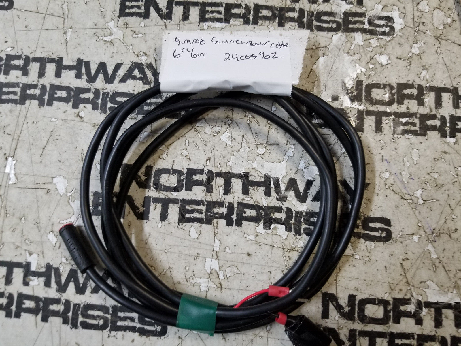 24005902 SIMRAD SIMNET POWER CABLE 6FT 6INCHES LONG WITH CUT END - Picture 1 of 2