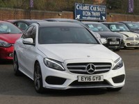 2016 Mercedes C Class C250d AMG Line Premium Plus 4dr W205 White Auto ULEZ