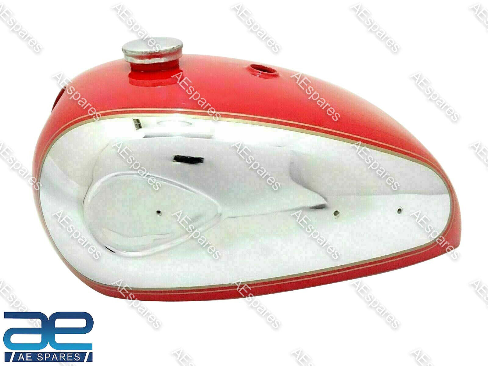 Petrol Fuel Gas Tank Painted With Tap & Cap For BSA A7 A10 Super Rocket  