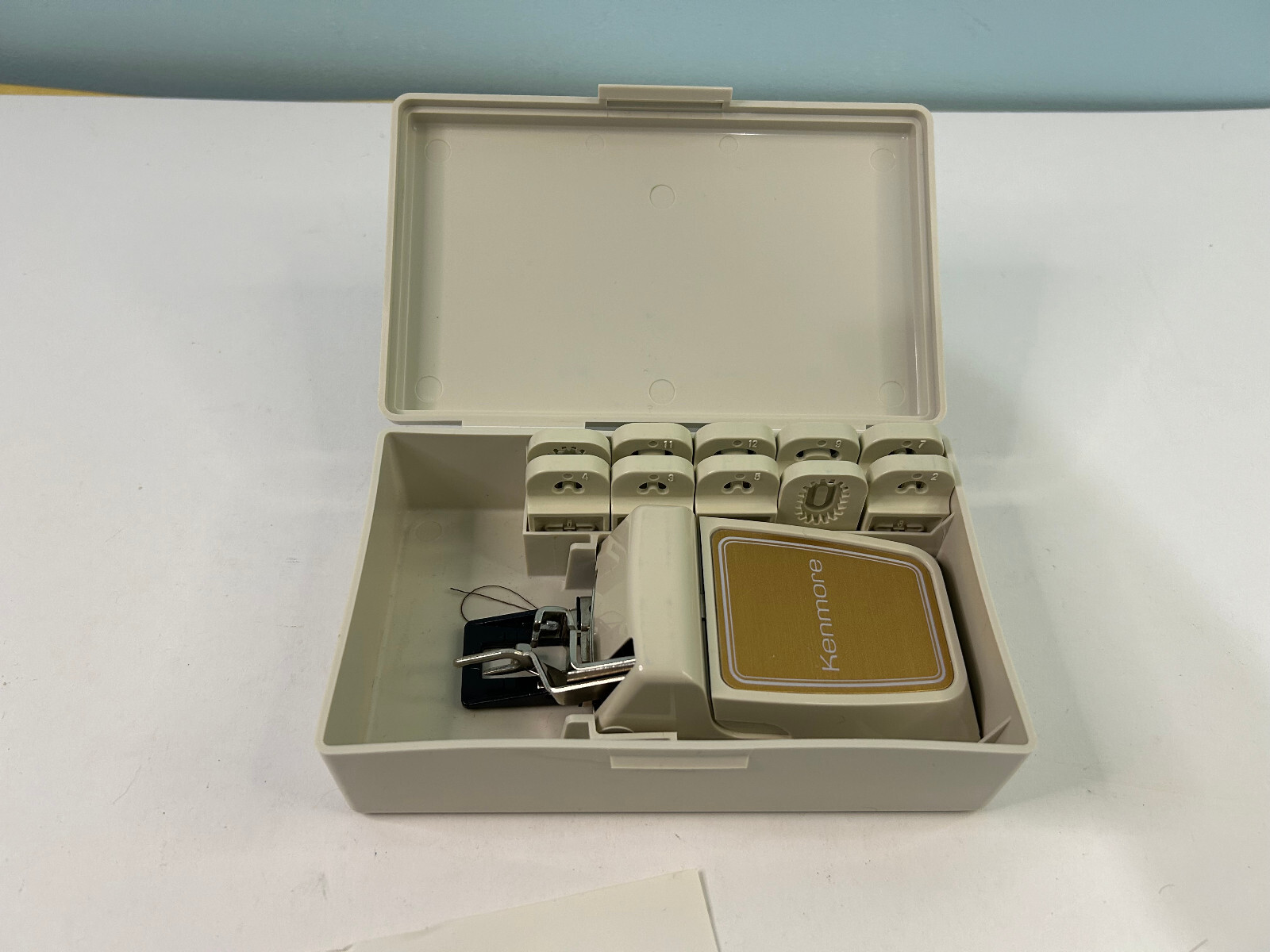 Vtg Kenmore Sewing Machine Buttonhole Attachment Kit