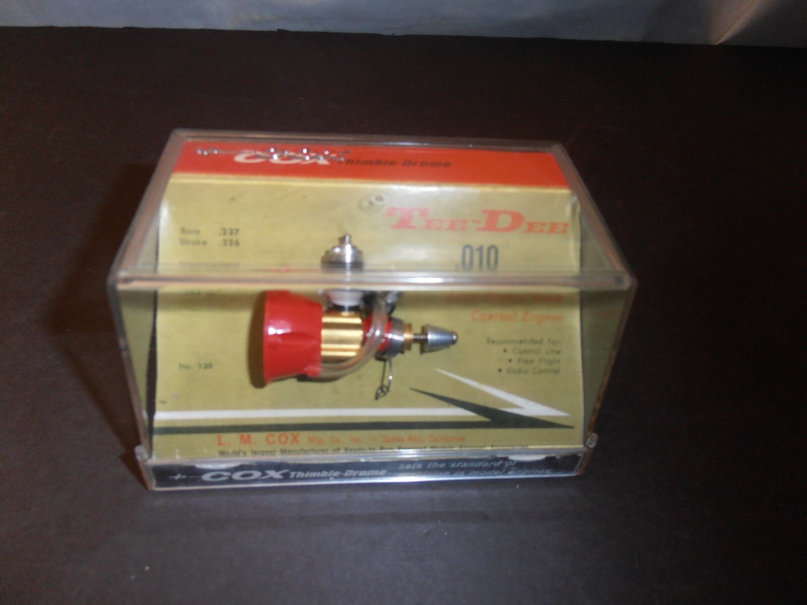 ‼️COX Tee Dee .09 新品‼️未使用！ Cox .09 - COX engine - COX TEE-DEE .09 Front Rotary Valve