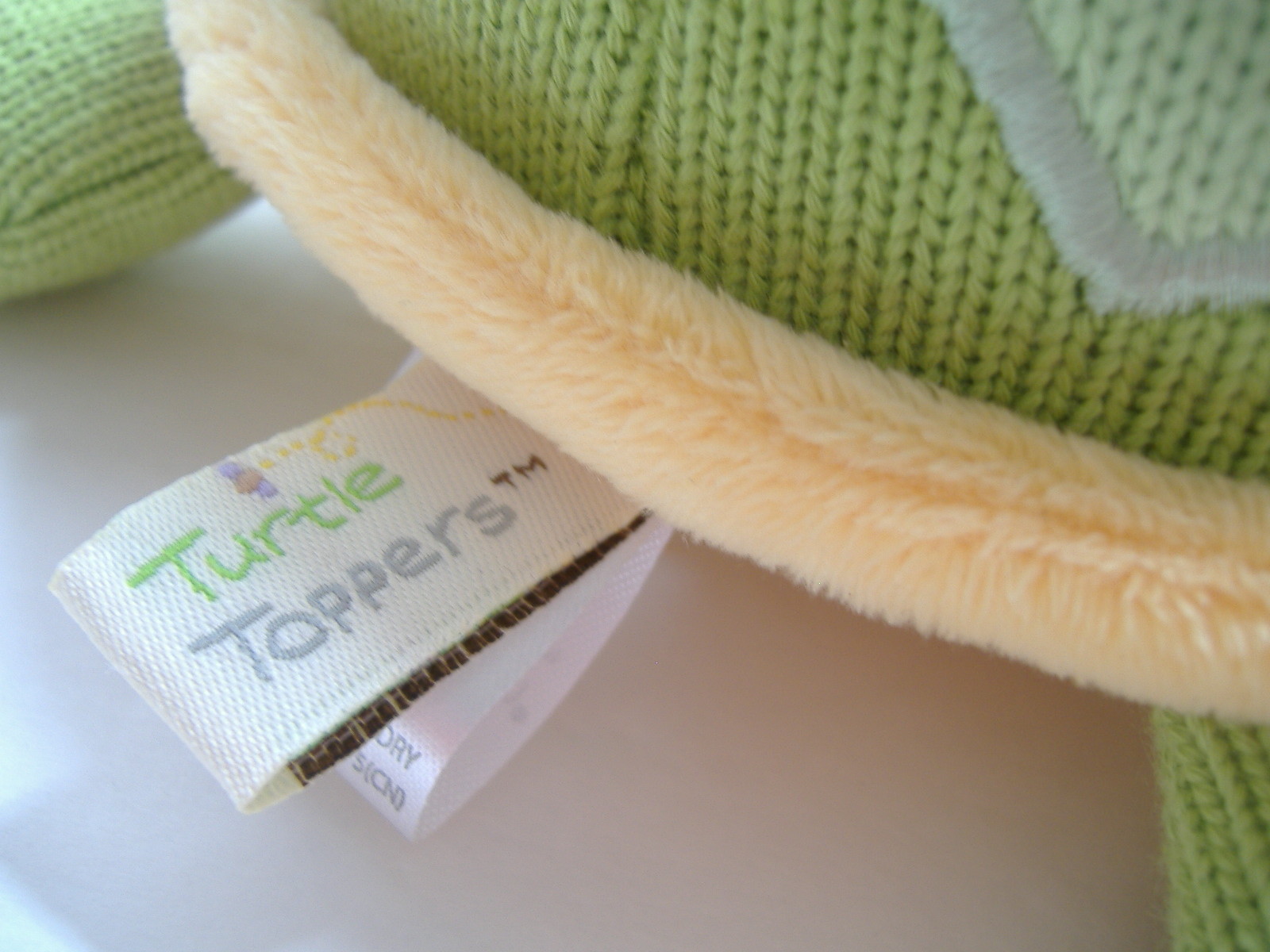 Baby Aspen Turtle Toppers Green Yellow Turtle Rattle Plush Stuffed Toy  (b-4)