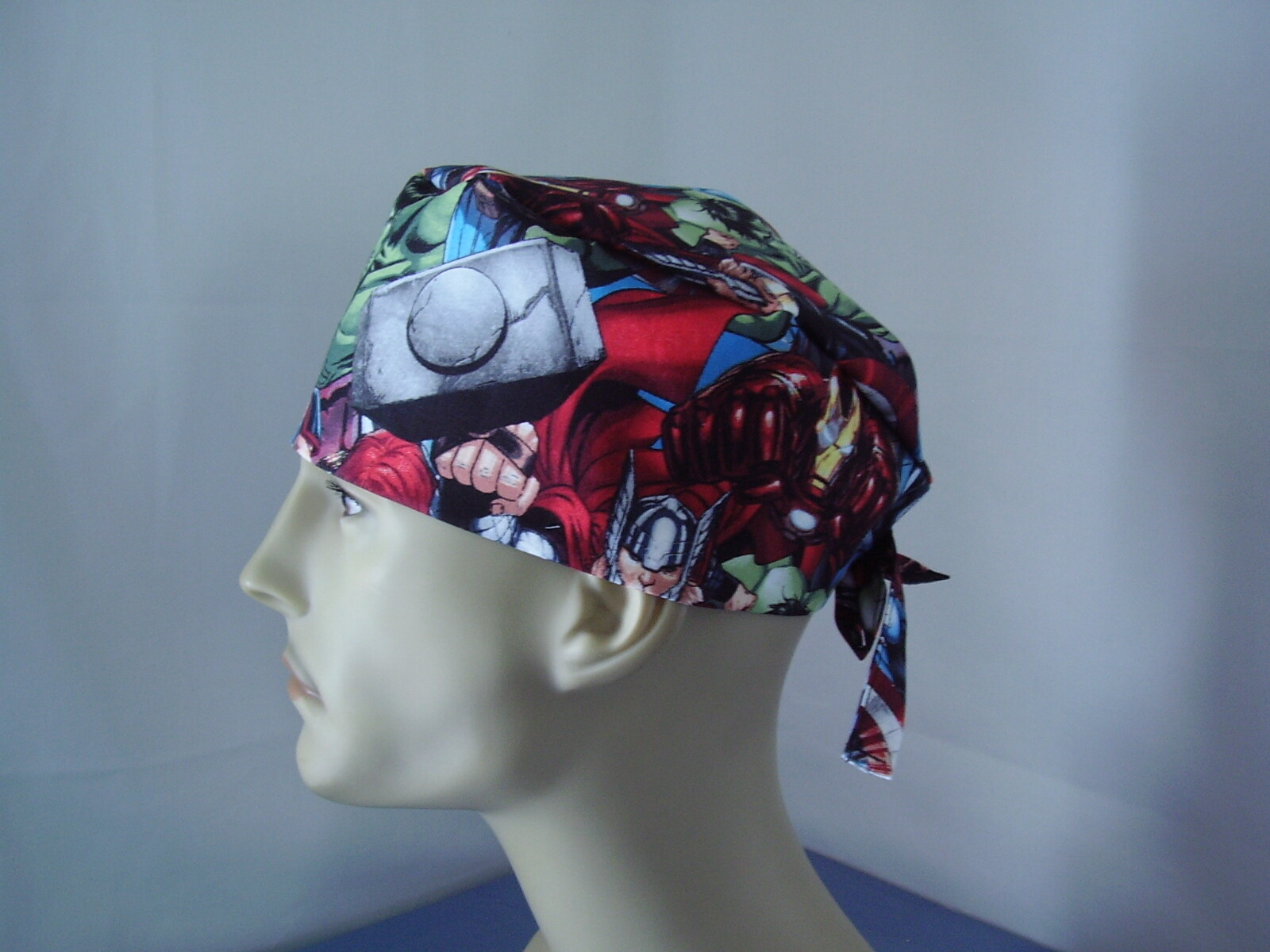 Scrub Hat Tieback Cap - Super Heroes - Marvel Comics - One size