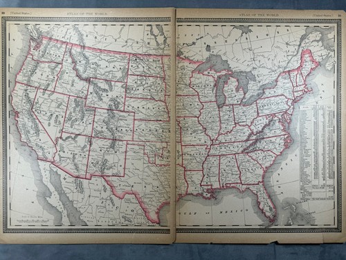 洋書 The united states in old maps and prints Amazon.com: Historic Map : Map of The United States Showing