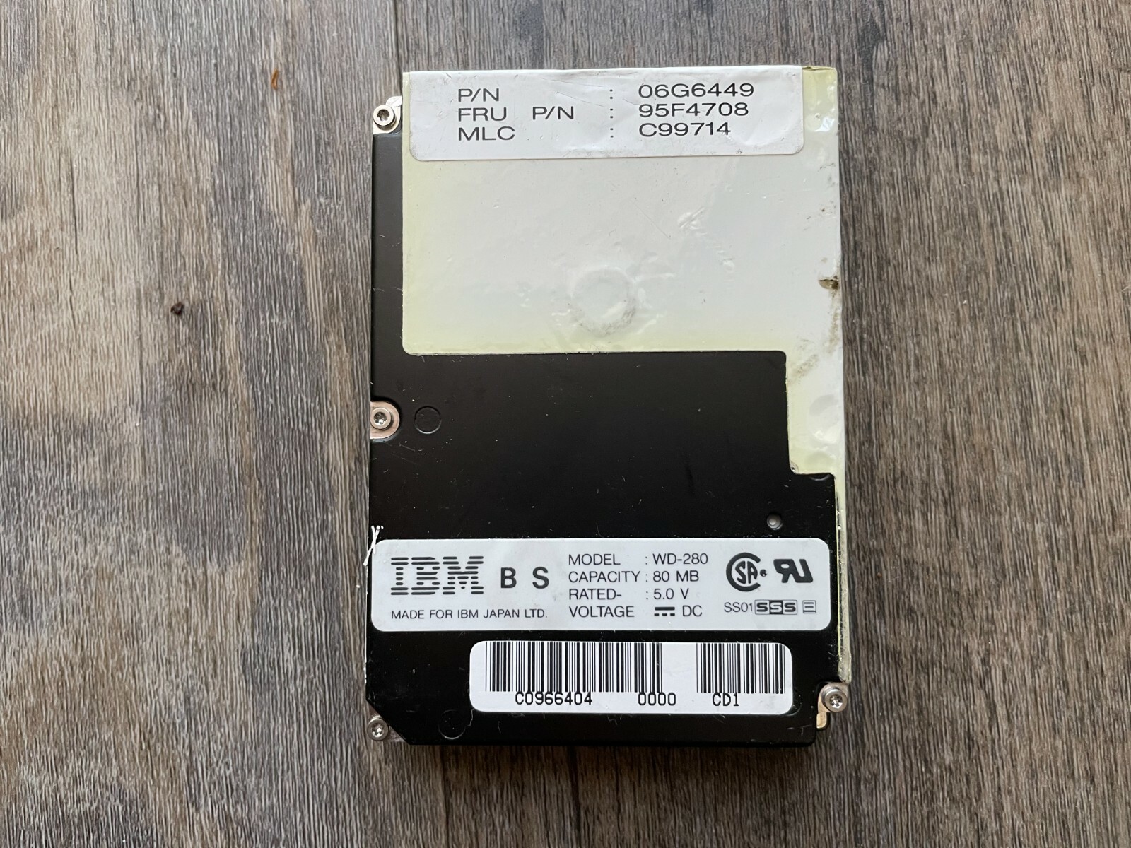 IBM Model: WD-280 2.5