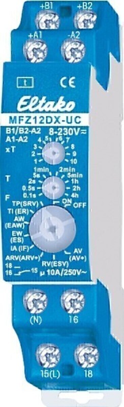 Eltako Zeitrelais,Multifunktion Mfz12dx-Uc Zeitrelais 23001005