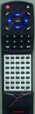 Replacement Remote for VIEWSONIC A00005500, N3252W, N2751W, N2752W