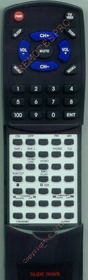 Replacement Remote for LUXMAN R115, RR115, 01E04303S01