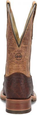 Pre-owned Double-h Boots Men's 11” Talache Wide Square Toe Roper Western Boot Brown/tan -