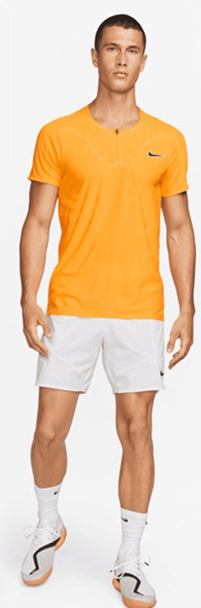 NWT NIKECOURT DRI-FIT ADV SLAM ZIP TENNIS SHIRT DX5522-717