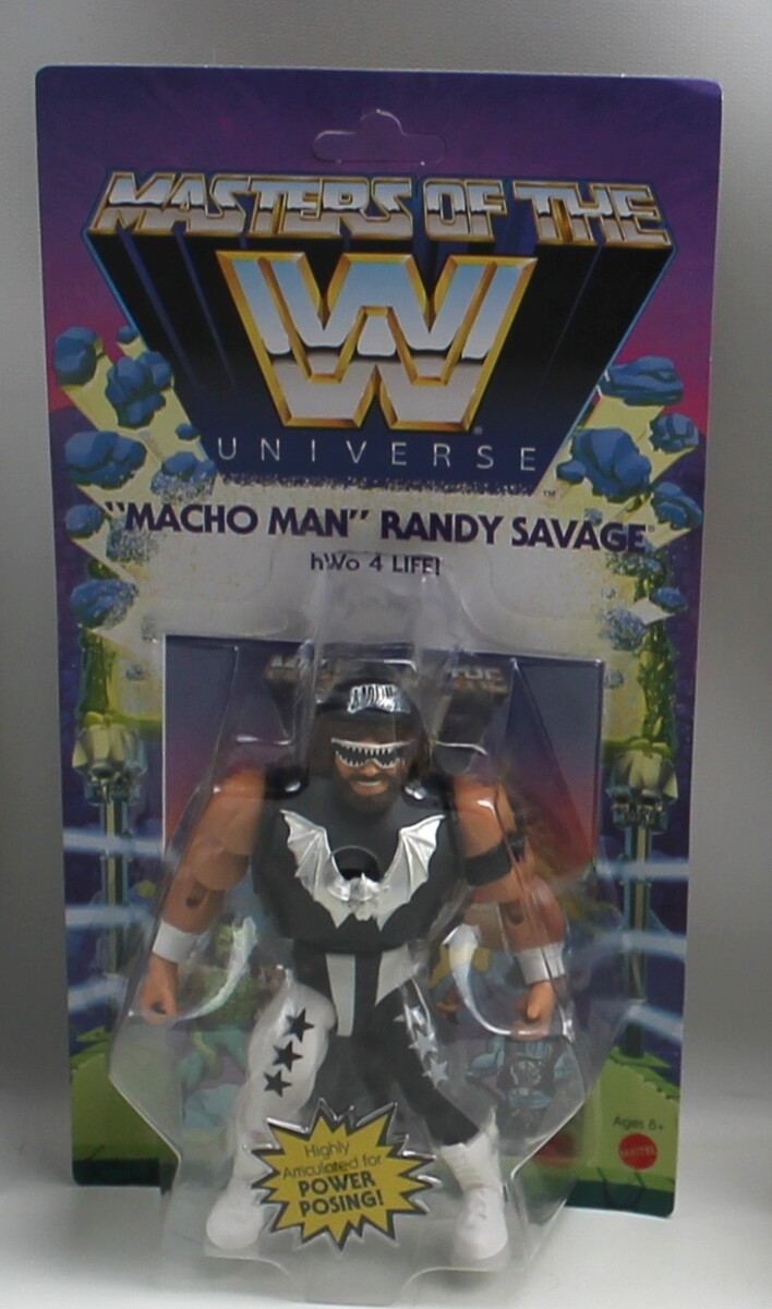 WWE Masters of the Universe Macho Man Randy Savage NWO Action Figures Unpunched