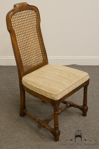 DREXEL HERITAGE Italian Provincial Cane Back Dining Side Chair 132-831