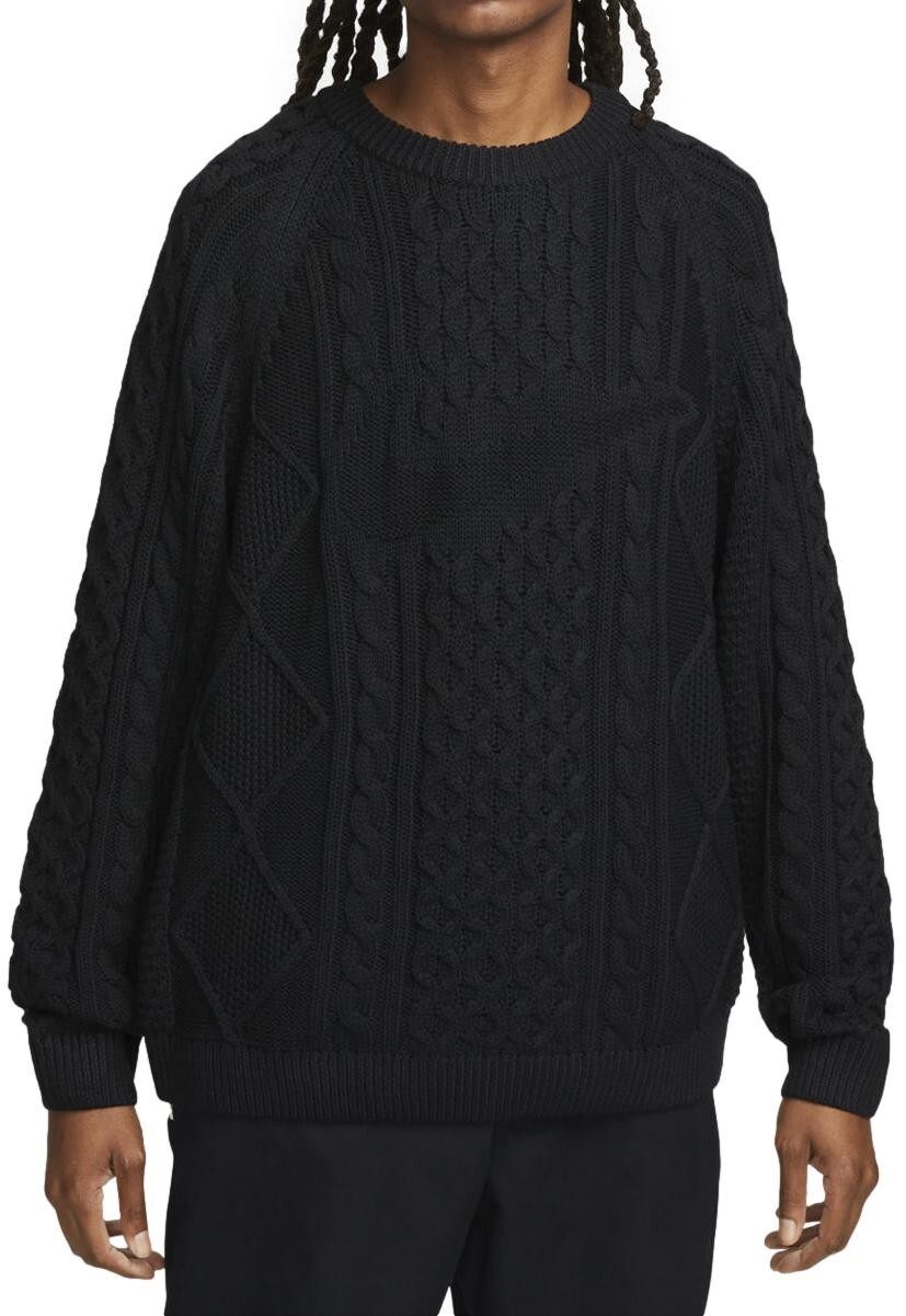 【値下げ可】NIKE CABLE KNIT SWEATER ブラック Sサイズ s-l400.png