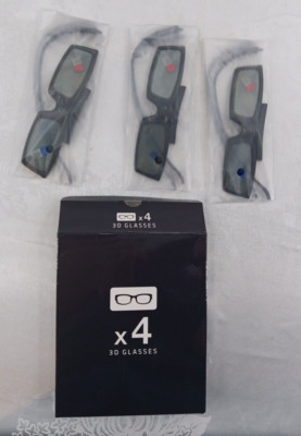 Samsung 3D Glasses SSG-5100GB 3 Pairs Battery Operated NEW