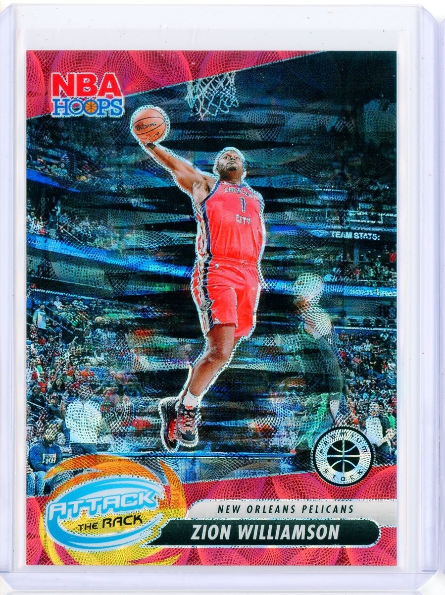 【未開封】Hoops Premium Hanger Box モラント ザイオン 2023-24 Panini Hoops Premium Stock ZION WILLIAMSON Attack