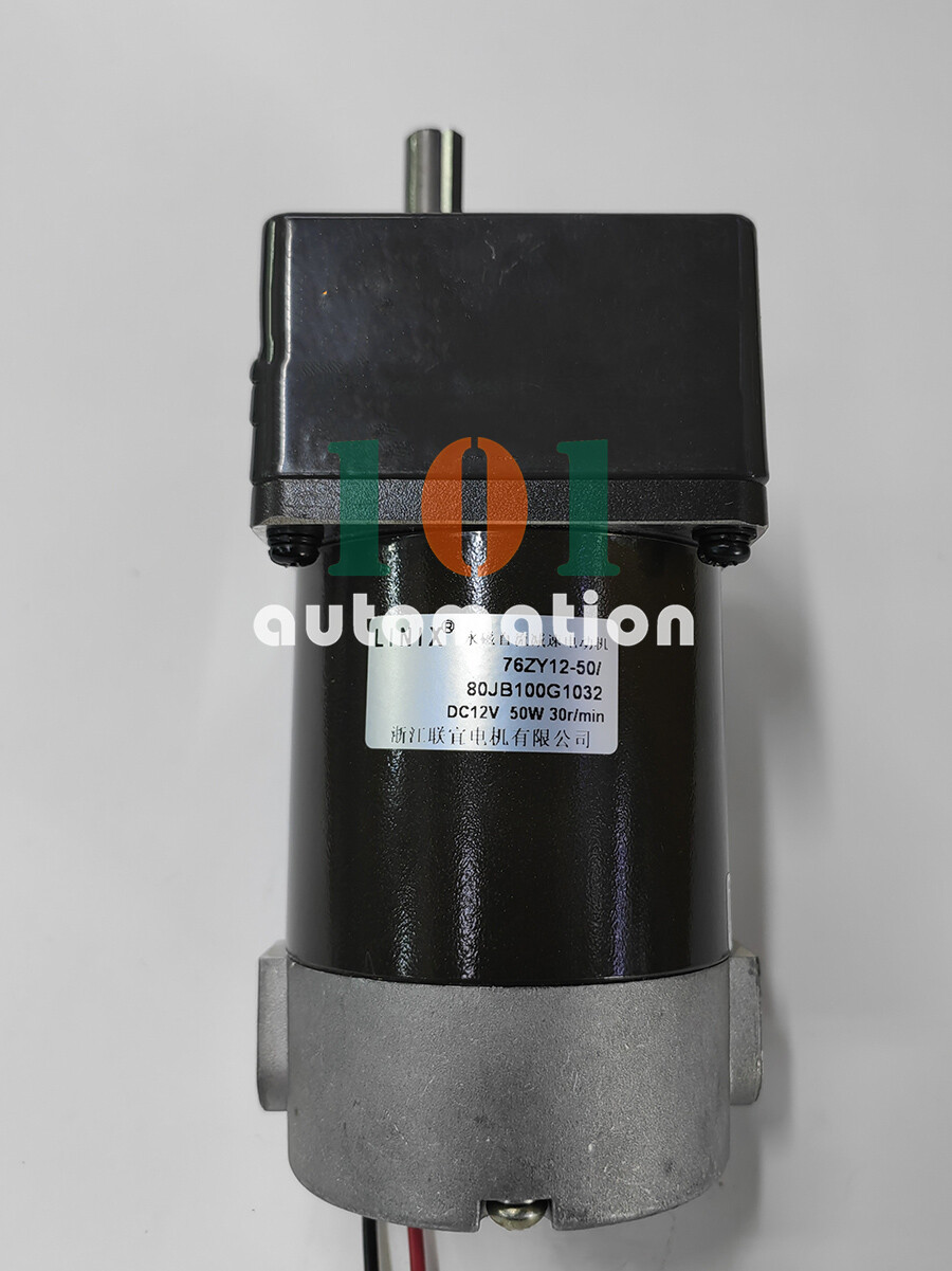 1PCS NEW FOR Permanent magnet DC gear motor 76ZY12-50