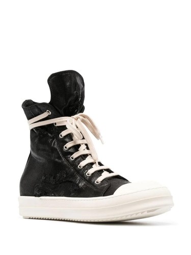 

Drkshdw Rick Owens Мужские джинсовые кроссовки на шнуровке 42 евро, США 9, Черный