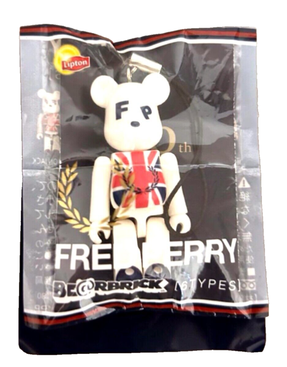 Be@rbrick Fred Perry Mediacom Toys 2012 Lipton Union Jack Be@rbrick Fred Perry Mediacom Toys 2012 Lipton Union Jack
