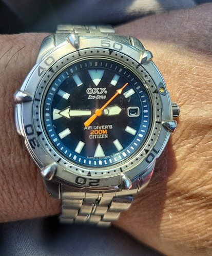 OXY CITIZEN eco drive クォーツ ソーラー電池 A828 OXY CITIZEN eco drive クォーツ ソーラー電池 A828