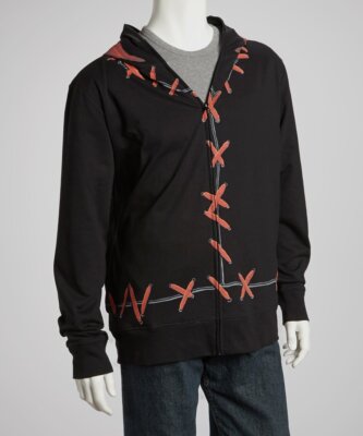Adult Size Kane WWE Zipper Mask Lightweight Hoody Sweatshirt